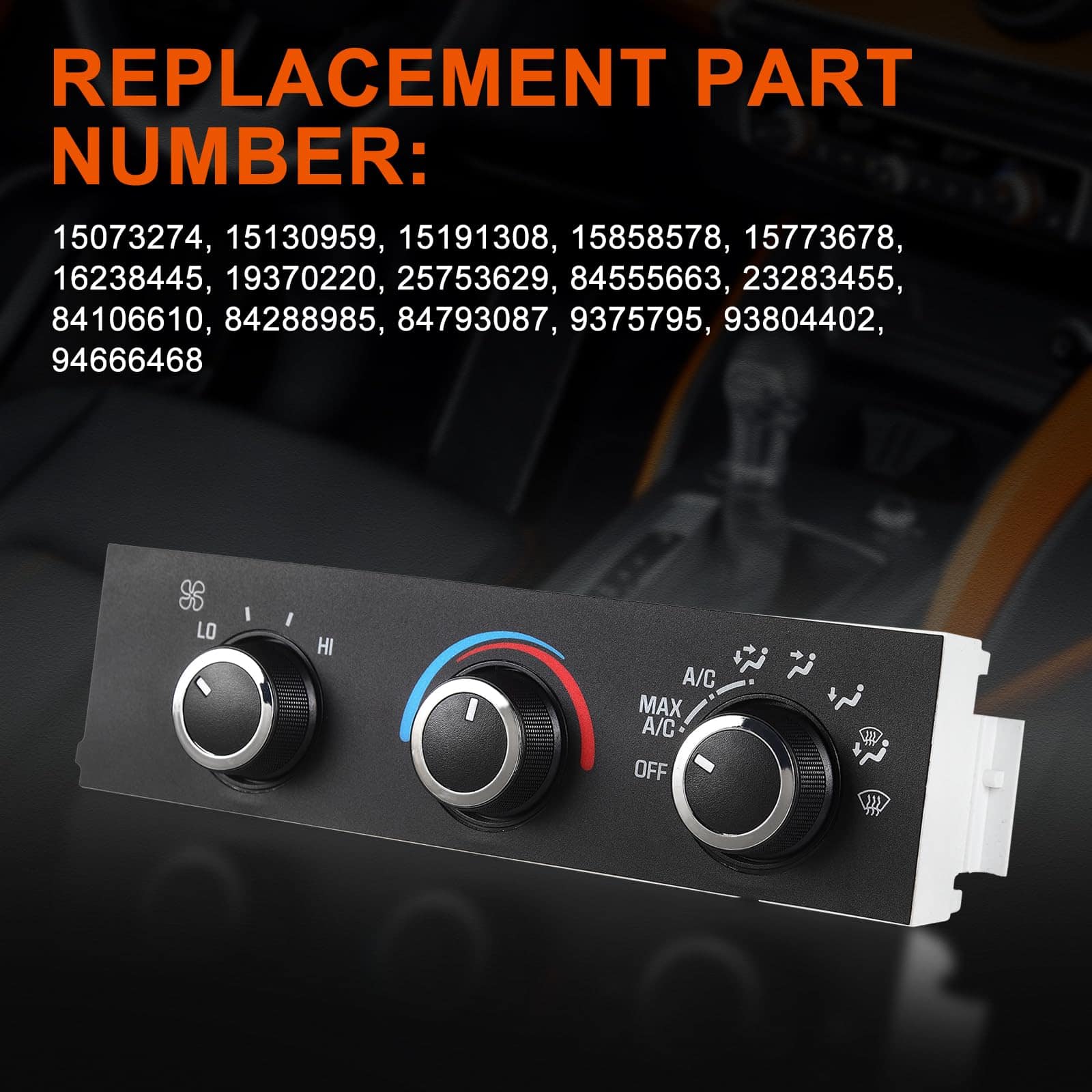 Módulo de Control del Clima de Repuesto para Chevy Express - Imagen 3