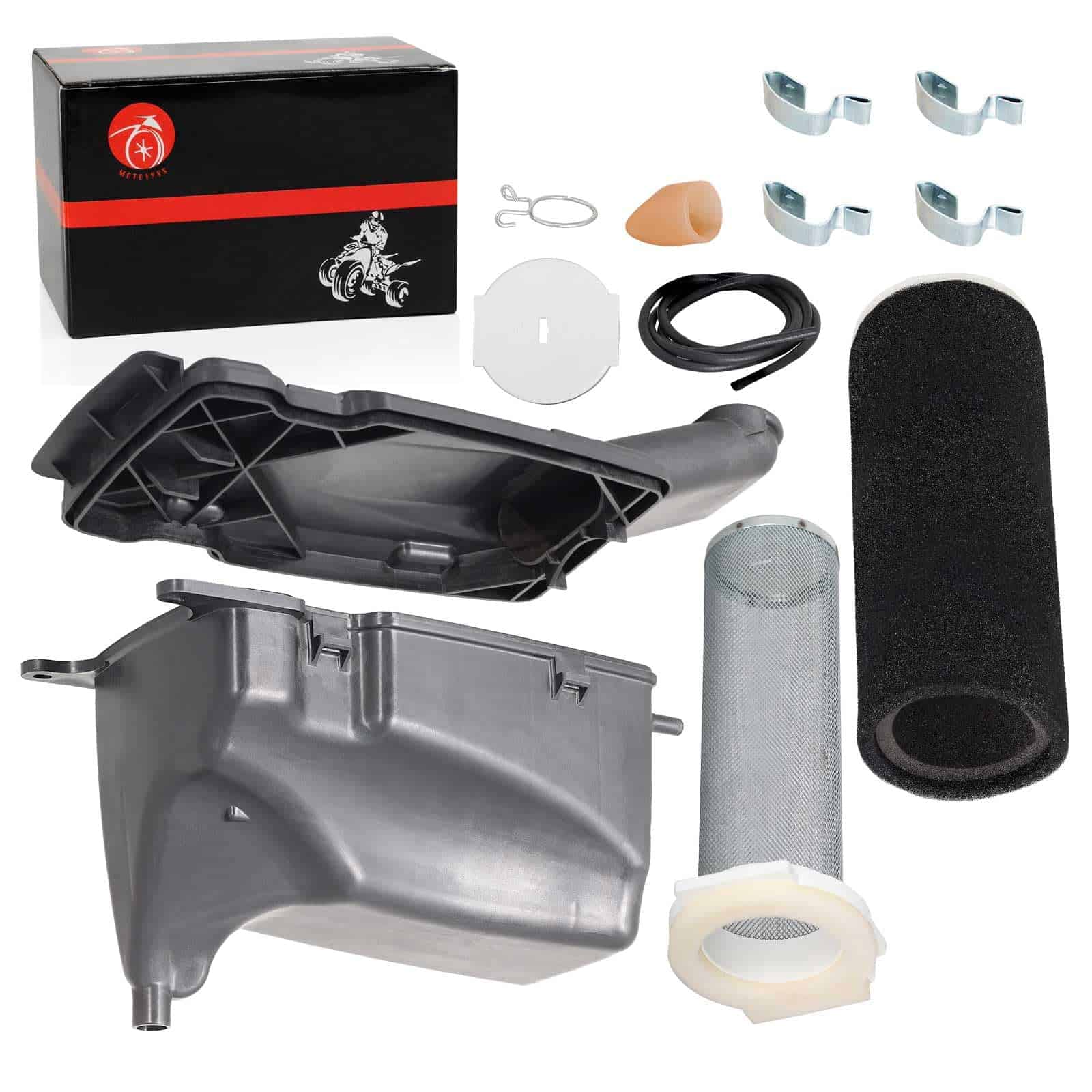 Caja de filtro de aire con tapa limpiadora y guía para - Imagen 5