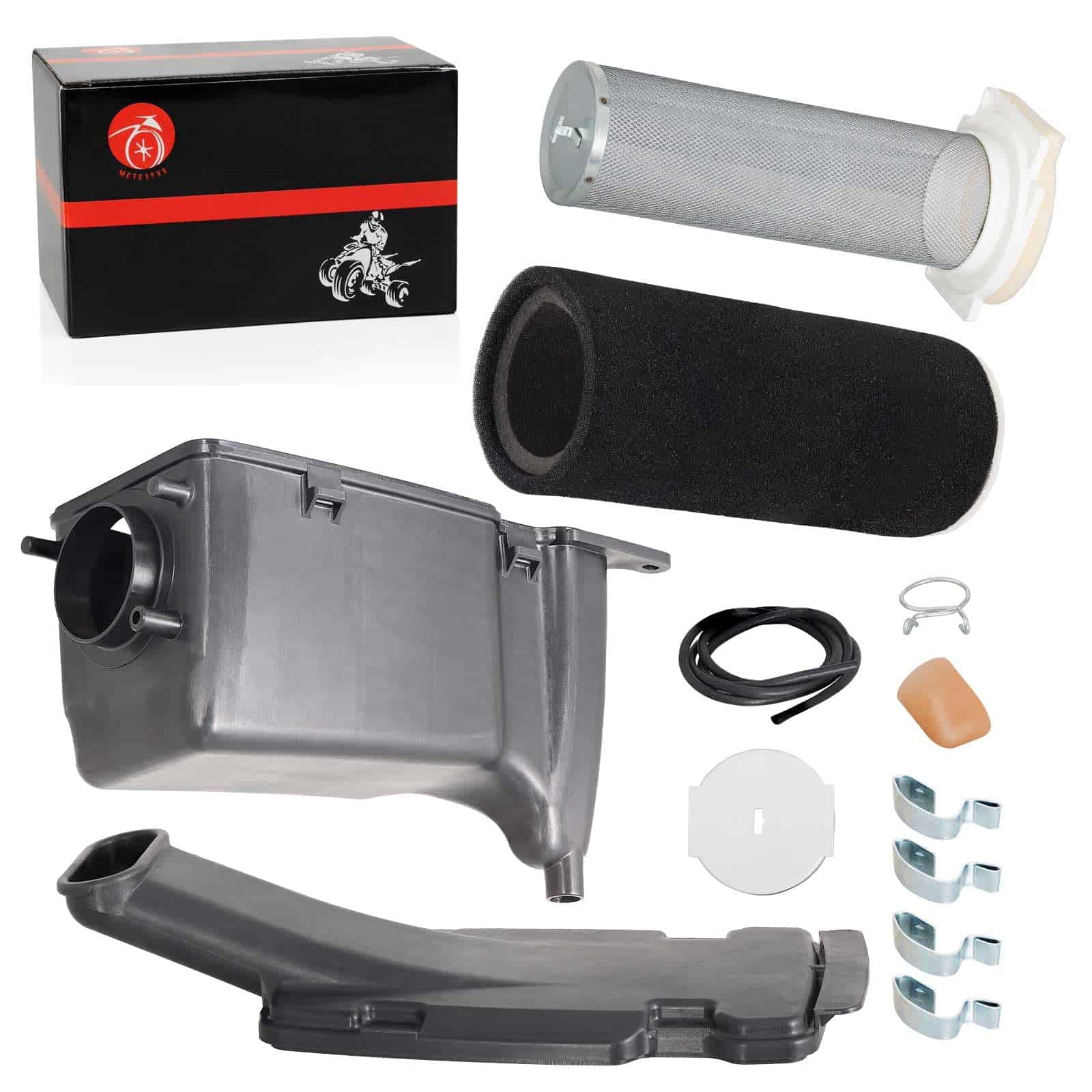 Caja de filtro de aire con tapa limpiadora y guía para - Imagen 3