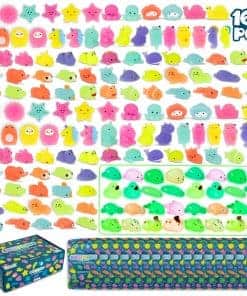 Paquete de 160 Juguetes Squishy Mochi para Favores de