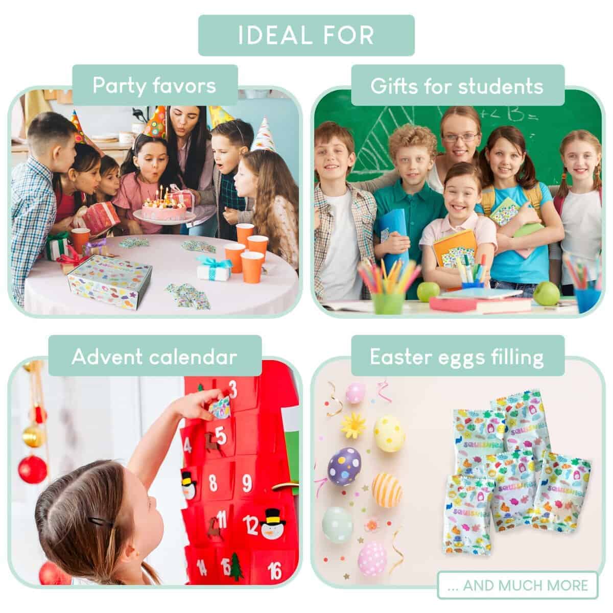 BONNYCO Pack de 160 Mochi Squishy Toys para Fiestas - Imagen 9