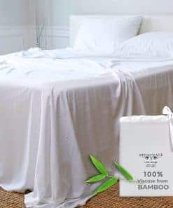 Juego de sábanas de bambú Queen BedVoyage 100% de viscosa -