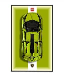 Tablero de pared para coche de Lego Lamborghini-42115,