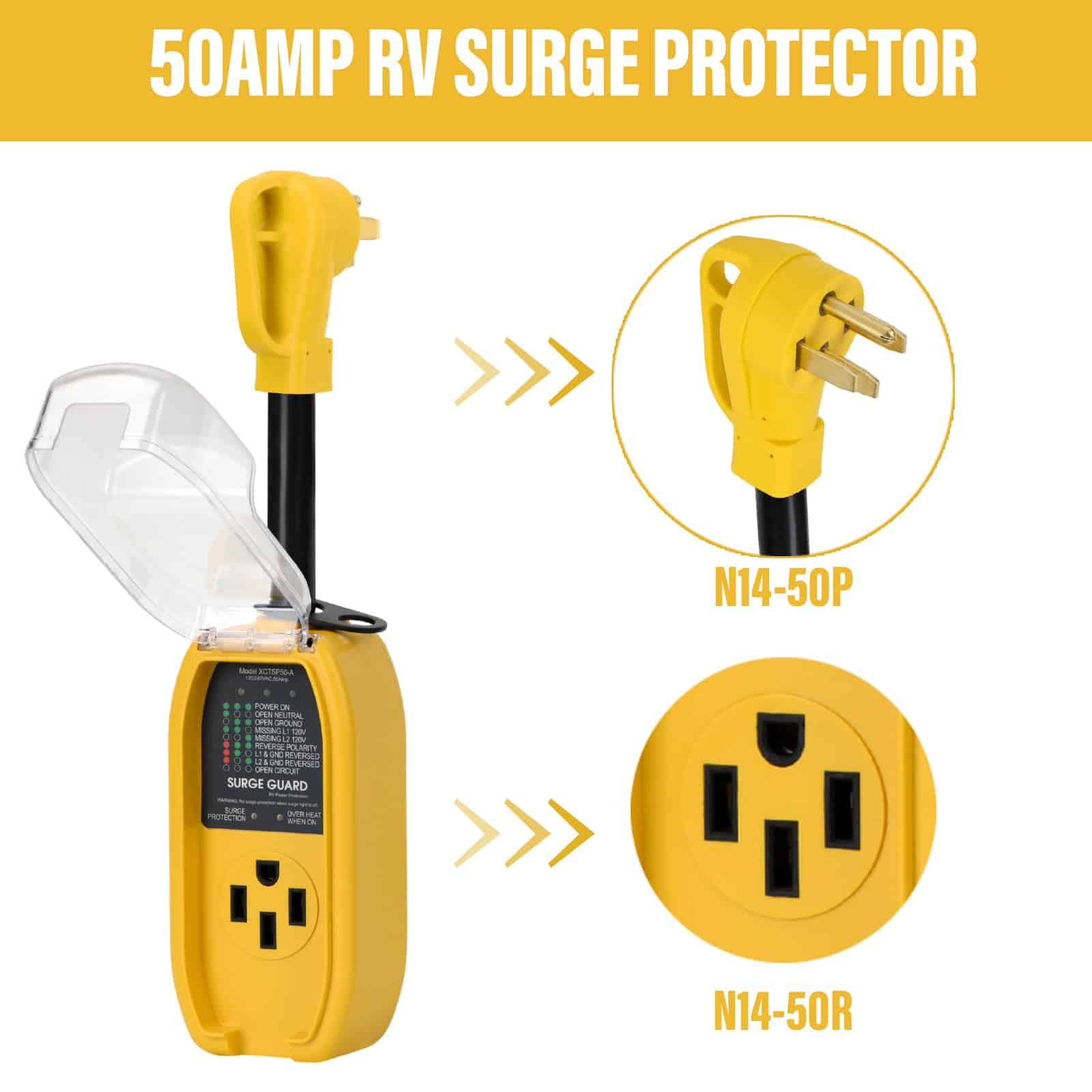 Protector de Sobretensión para RV S7 de 50 Amperios - Imagen 3