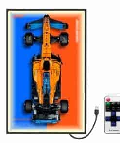 Soporte de Pared para Coche de Lego Mclaren F1 42141, Panel