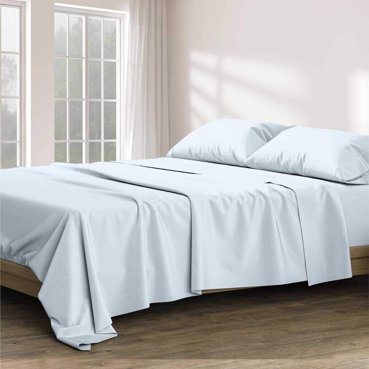 Ashton Sheets Juego de sábanas de algodón egipcio tamaño