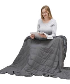 Manta Ponderada MOTRIP 10 Libras de Franela, Manta de Cama