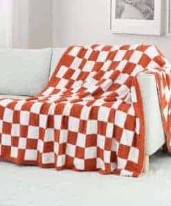 Manta de Cuadros Carriediosa 90" X 90" Queen, 400GSM