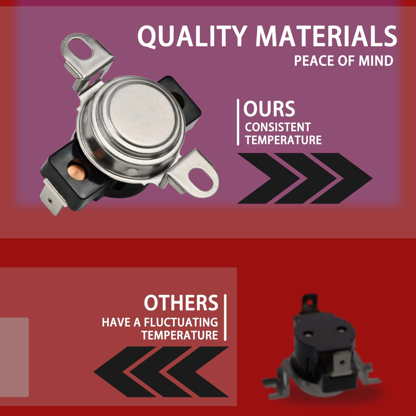 Termóstato WP3391912 3391912 Compatible con Secadora - Imagen 5