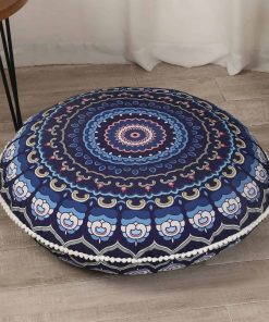 Cojín de Meditación LOVMOC de 32 pulgadas -Azul Marino