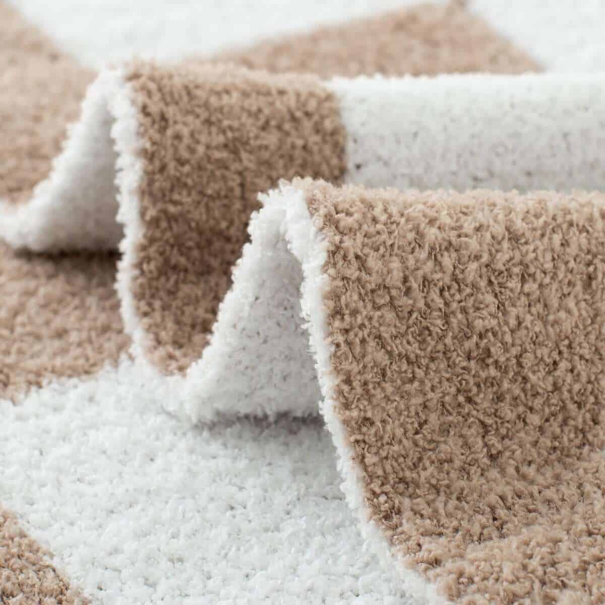 Manta de Cuadros Carriediosa 90" X 90" Queen, -Taupe - Imagen 5