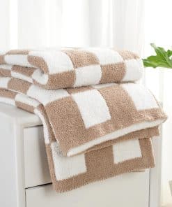 Manta de cuadros Carriediosa 50" X 60", 400GSM Ultrasuave