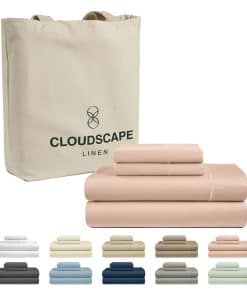 Juego de Sábanas 100% Algodón Egipcio -Rosa Sepia