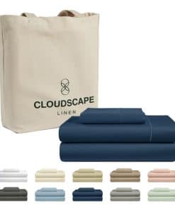 Juego de sábanas 100% algodón egipcio tamaño -Dark Denim