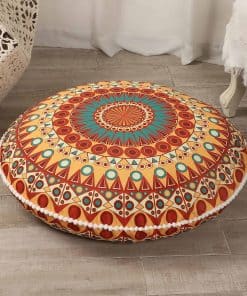 Cojín de meditación LOVMOC de 32 pulgadas -Naranja