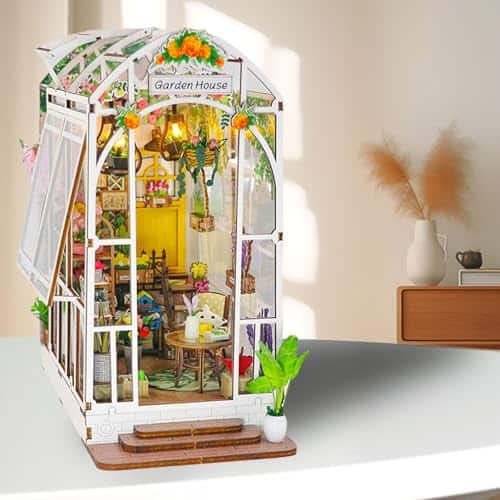 Kit de Libro Nook MinoLuxy Rompecabezas de Madera 3D DIY