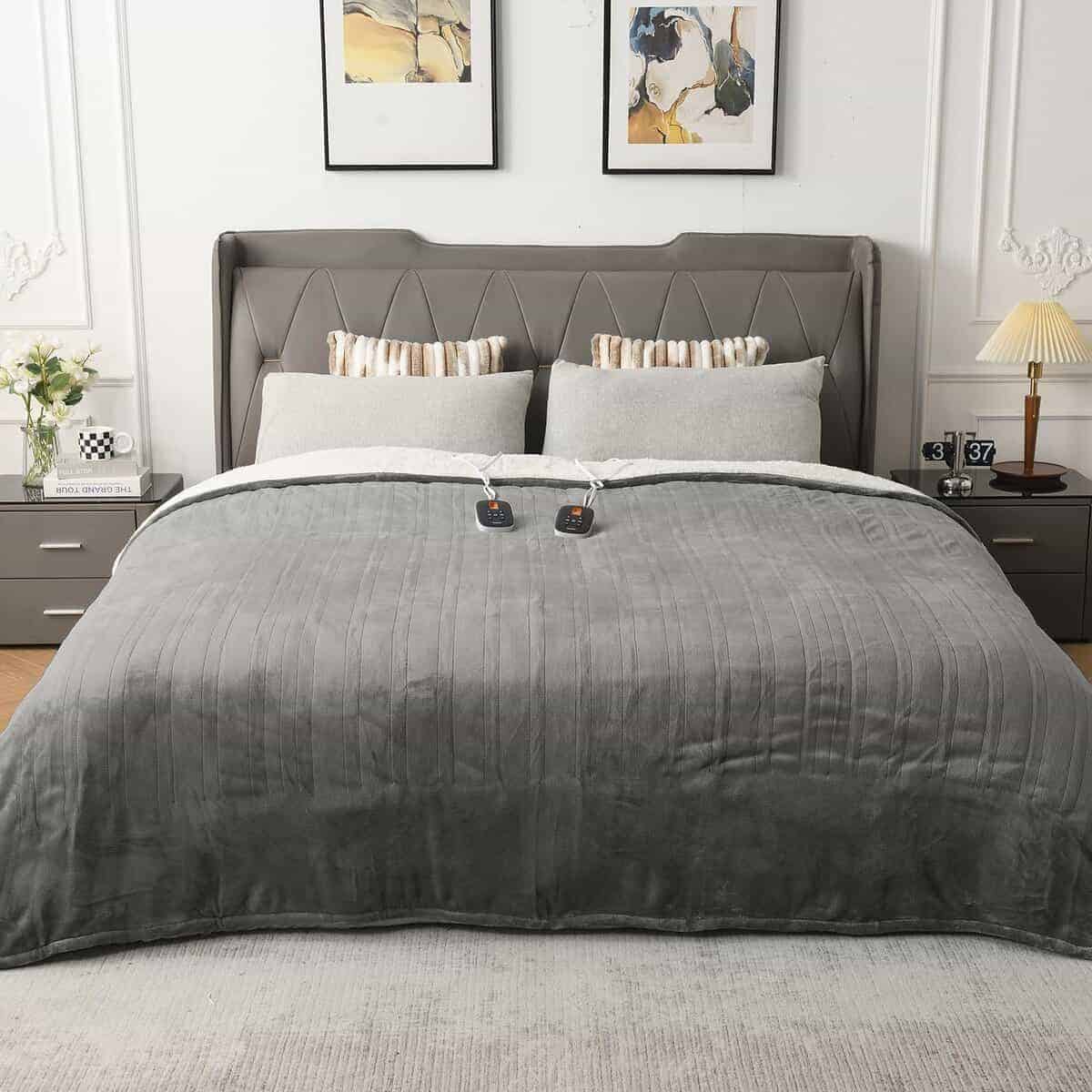 Manta Eléctrica WOOMER Tamaño King con Garantía de 5 Años,