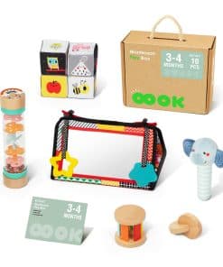 Juguetes Montessori para Bebés de 0 a 6 Meses, Set