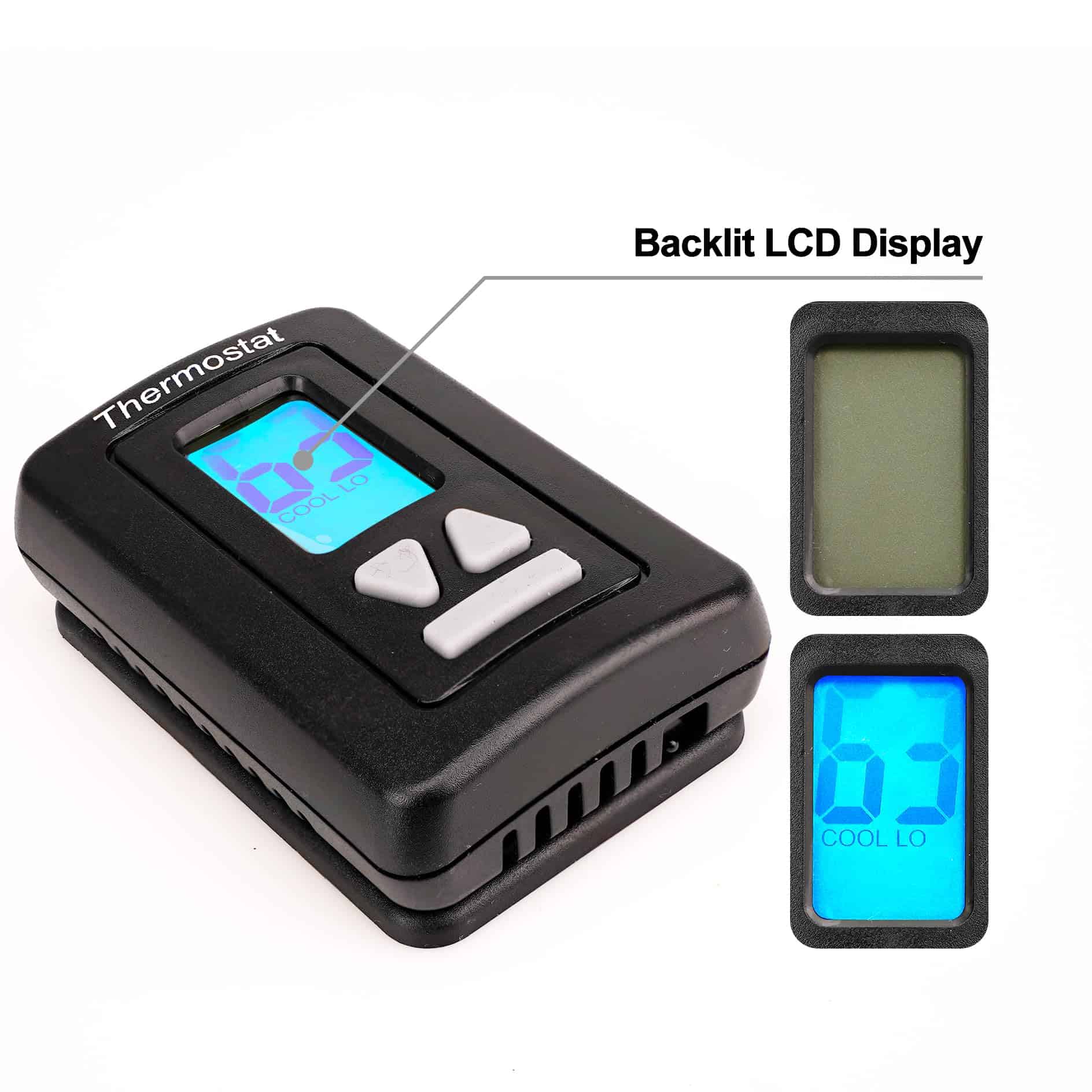 Termostato de Pared Micro Air Heat/Cool para RV 12v - Imagen 4