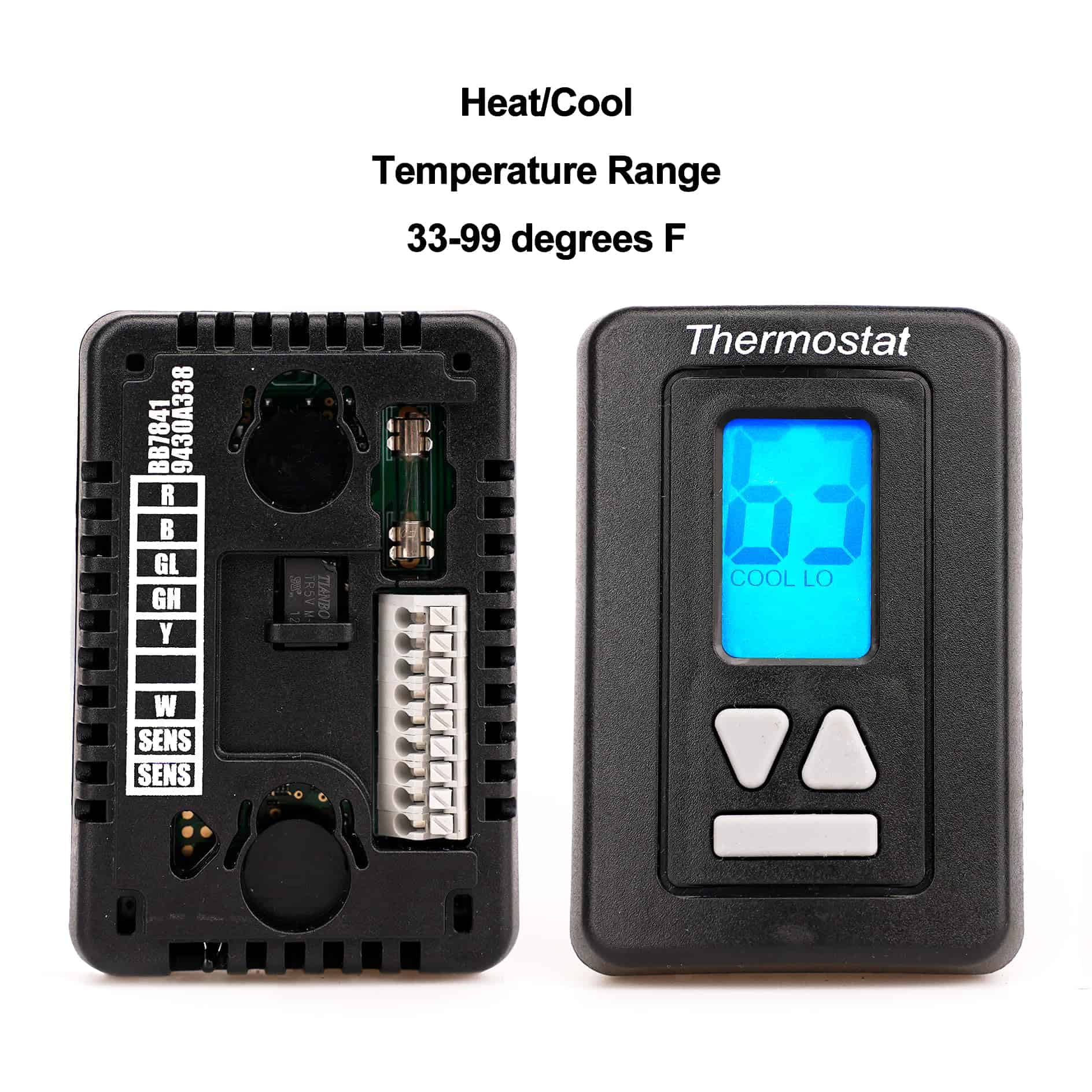 Termostato de Pared Micro Air Heat/Cool para RV 12v - Imagen 7