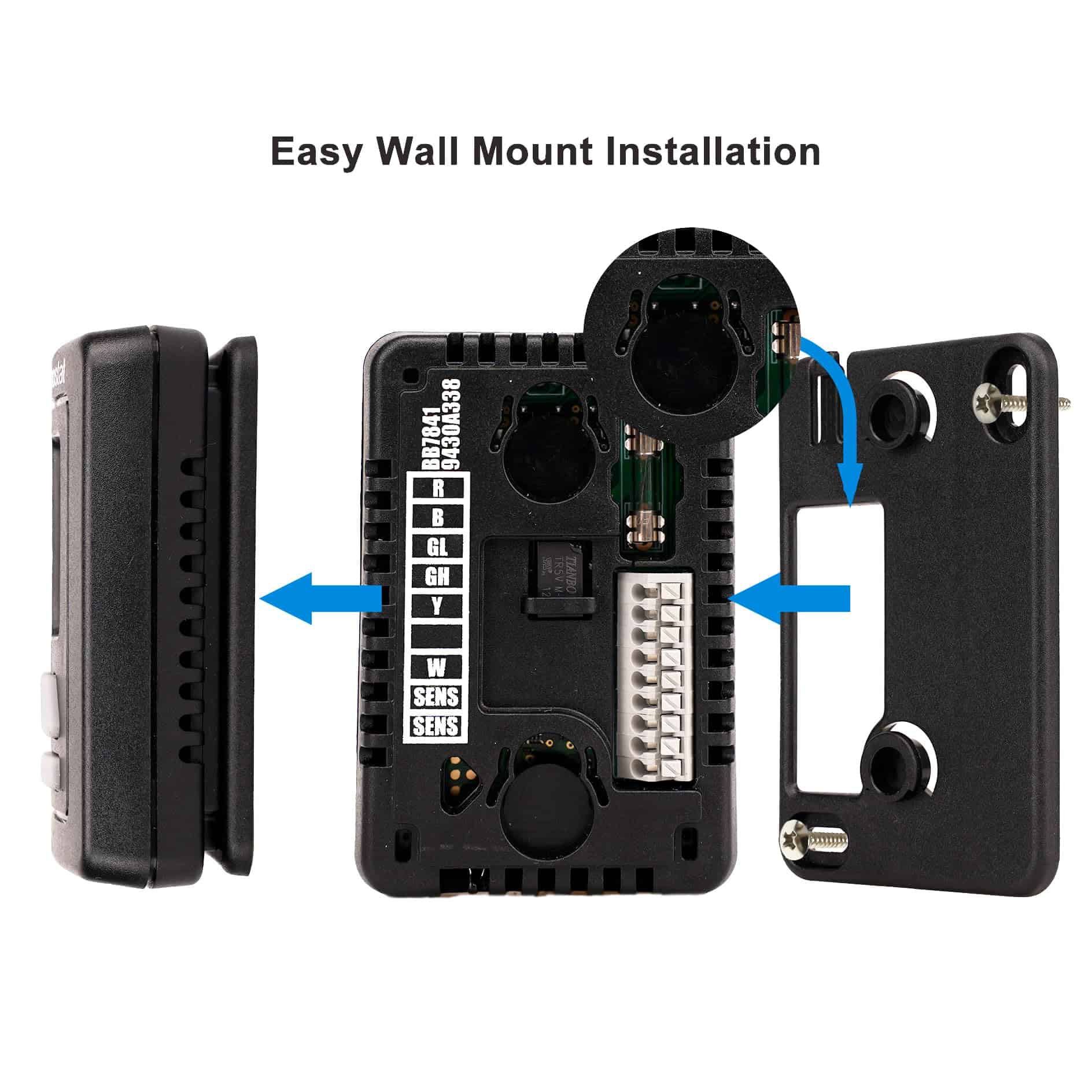 Termostato de Pared Micro Air Heat/Cool para RV 12v - Imagen 5