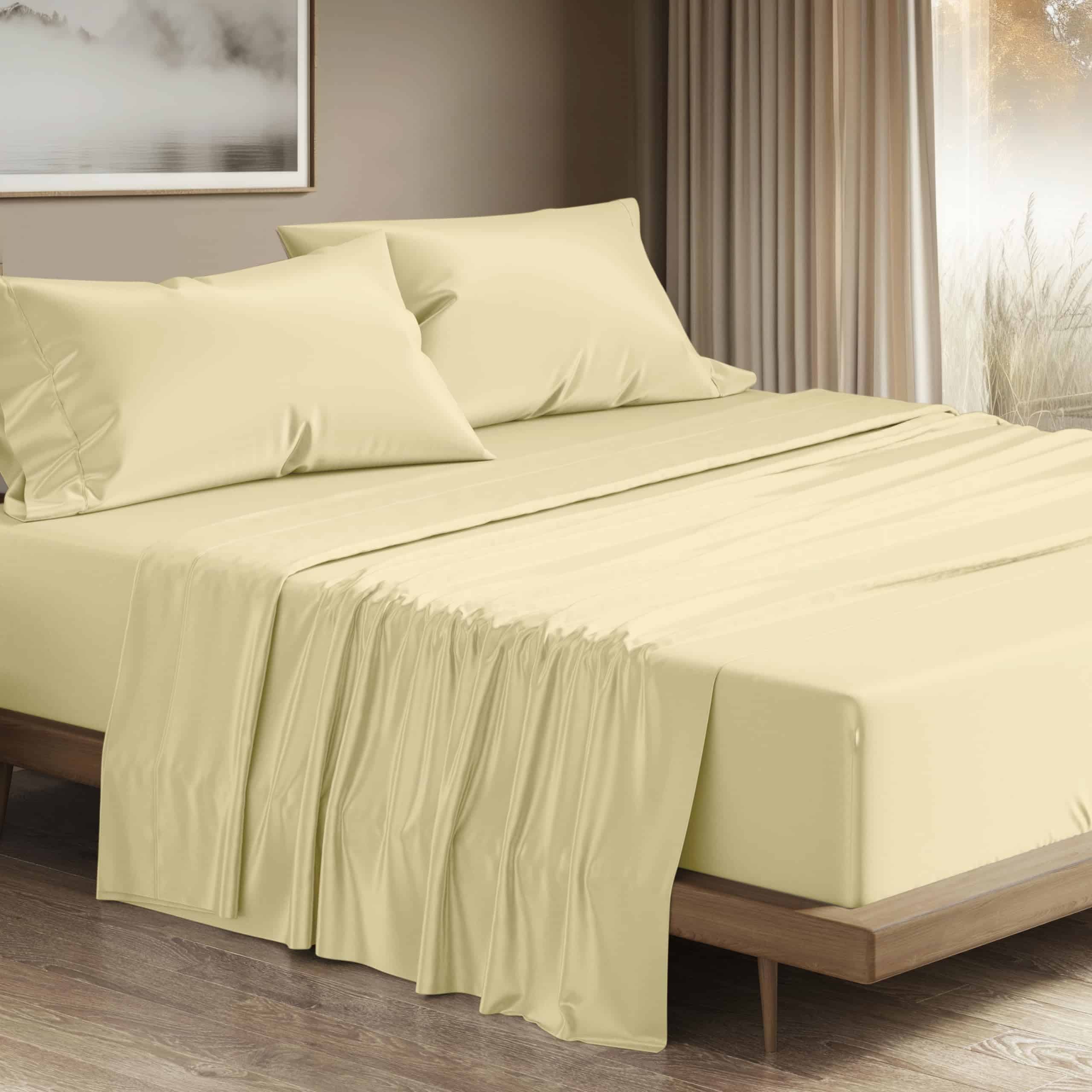 Juego de sábanas KING 100% Algodón Egipcio - 1200 Hilos 4