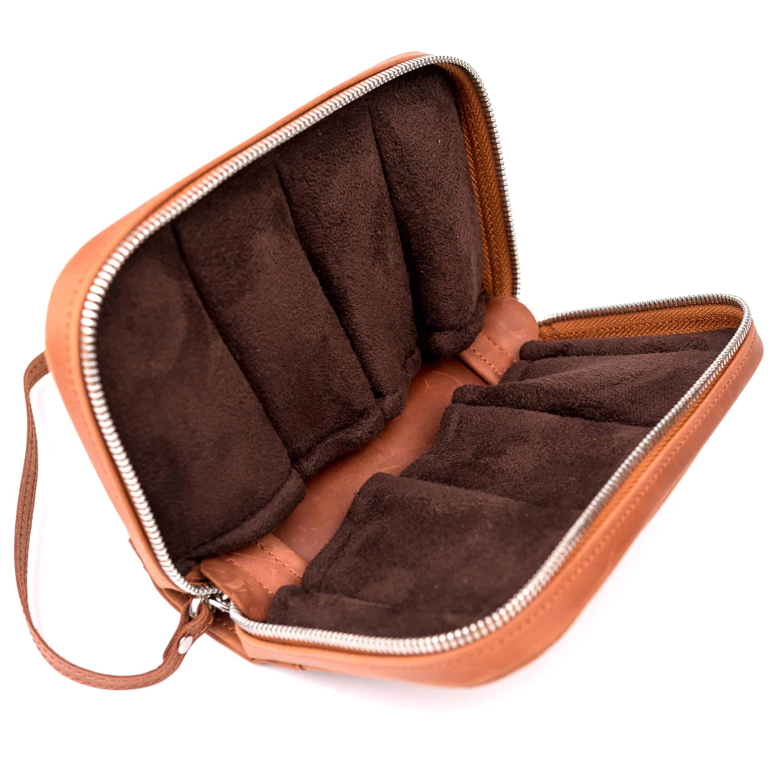 Porta boquillas de trompeta de cuero para 7 boquillas por - Imagen 3