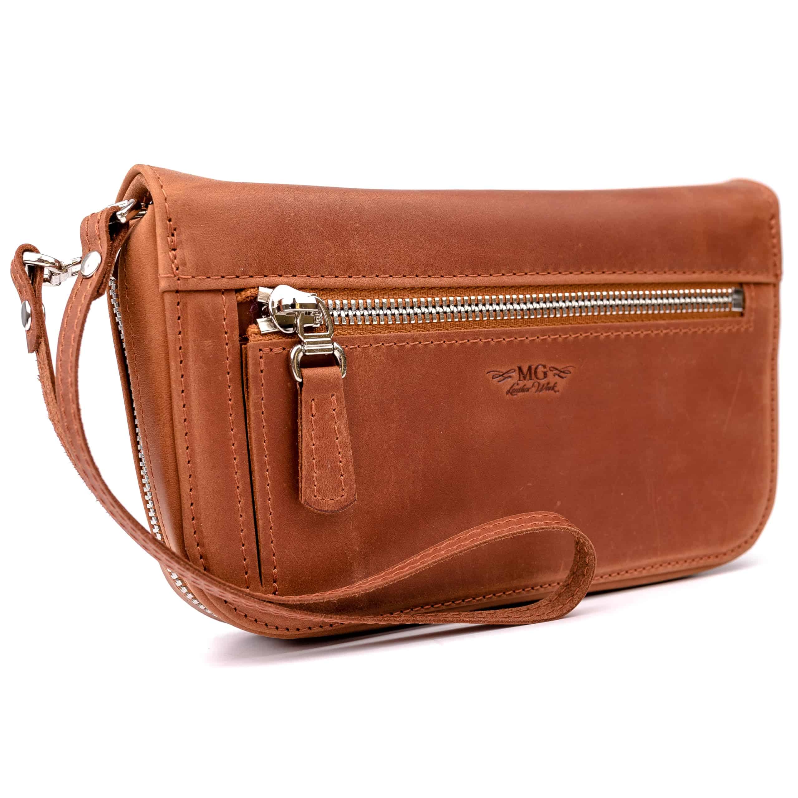 Porta boquillas de trompeta de cuero para 7 boquillas por