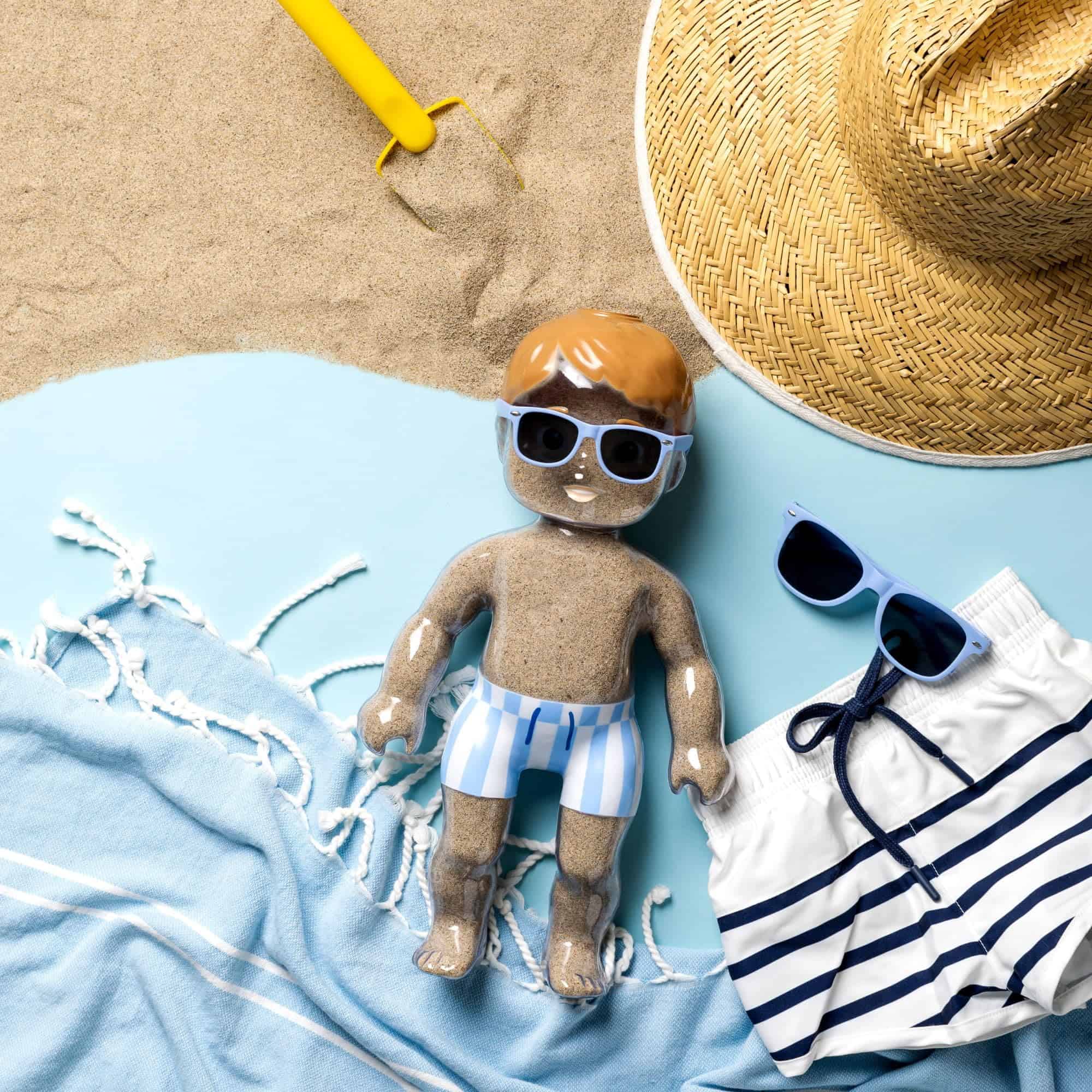 Muñeco de Playa Impermeable Marinero - Transparente, - Imagen 4