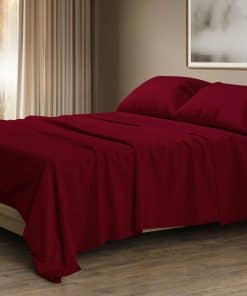 Juego de sábanas 100% algodón egipcio tamaño queen de 1500