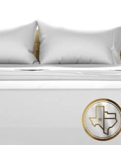 Juego de Sábanas 100% Algodón Egipcio Queen Size de Texas