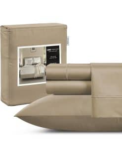 Juego de Sábanas de Algodón 100% Tamaño Completo CHATEAU