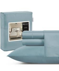 Sábanas 100% algodón para cama king - Juego de sábanas y