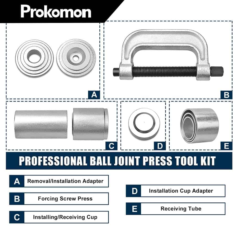 Kit de Herramientas de Prensa de Bola Resistente y Kit de - Imagen 3