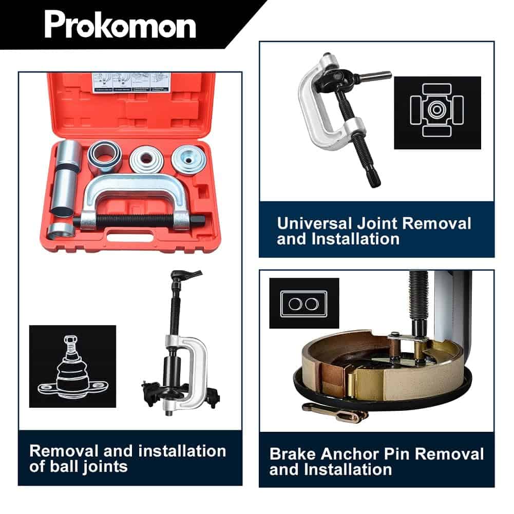 Kit de Herramientas de Prensa de Bola Resistente y Kit de - Imagen 6