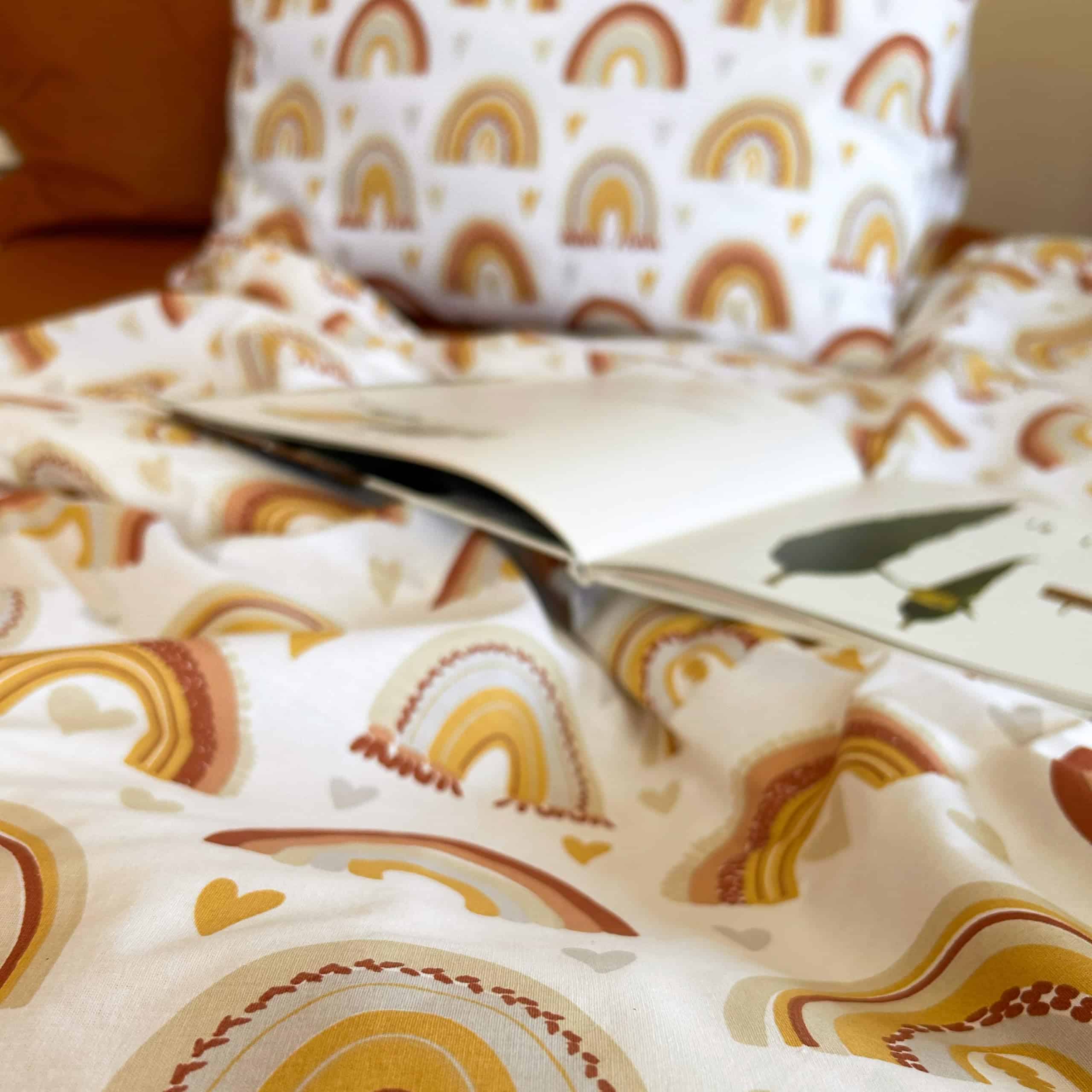 MUNDOLINDO Funda de edredón 100% algodón Rainbow Boho Funda - Imagen 9