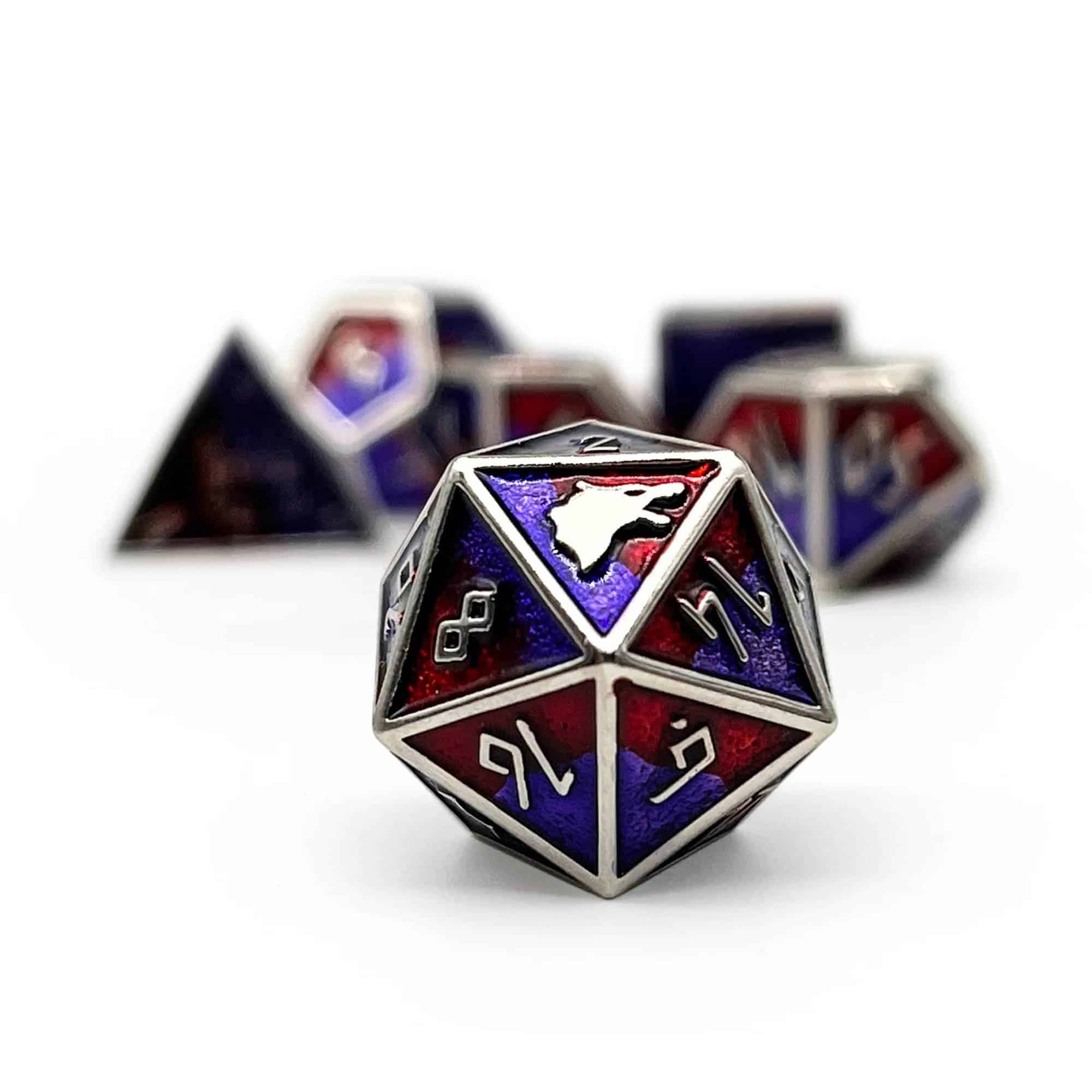 Set de Dados de Metal Norse Foundry Geri Norse Series: 7