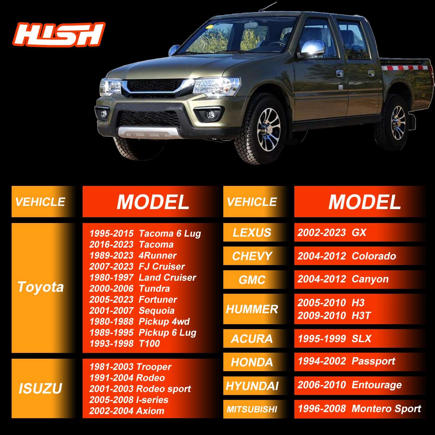 Espaciadores de Rueda HISH 2" 6x5.5, Espaciador de Rueda - Imagen 4