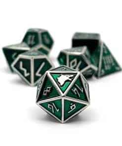 Conjunto de dados de metal Loki Norse Foundry: 7 piezas