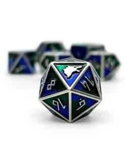 Norse Foundry Freki Norse Series: Juego de dados metálicos