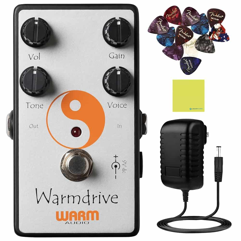 Pedal de Overdrive Warm Audio Warmdrive con Fuente de