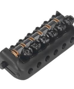 Puente y cordal de guitarra sin cabeza, 6 cuerdas con