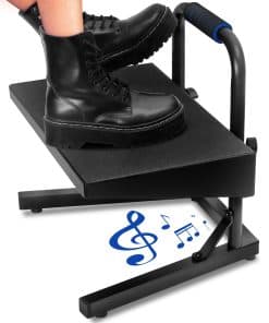 Taburete para pies ergonómico para guitarra líquida debajo