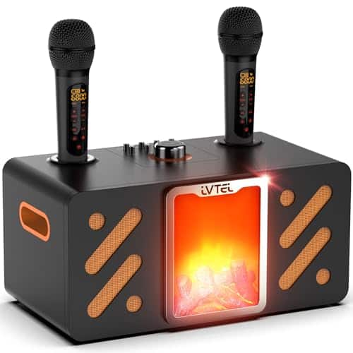 Máquina de Karaoke para Adultos con 2 Micrófonos