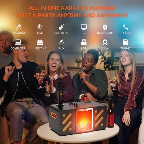 Máquina de Karaoke para Adultos con 2 Micrófonos - Imagen 3