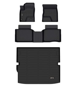 AIPOIL Tapetes para Pisos y Forro de Carga -Negro