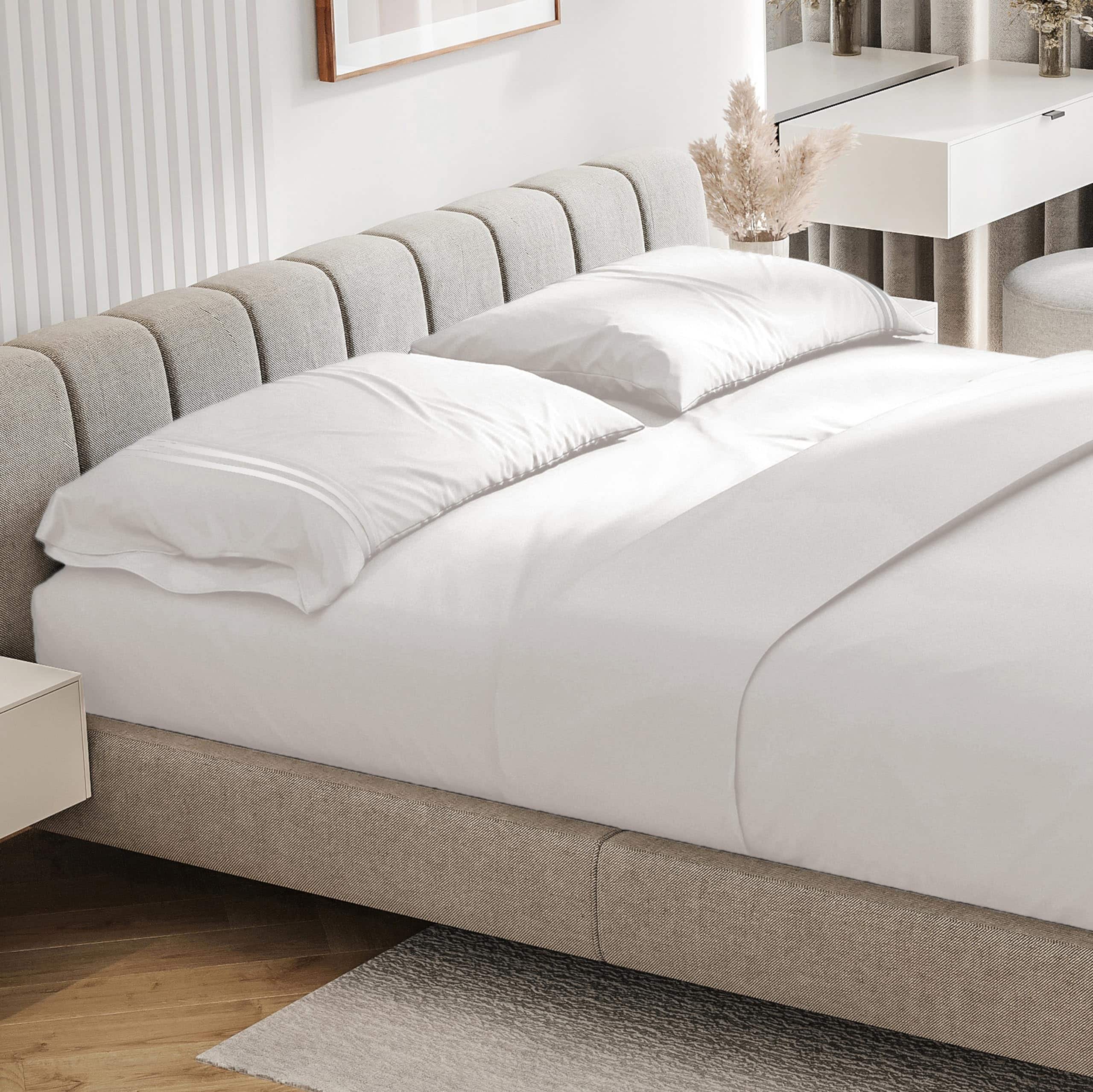 Juego de sábanas California King - 4 Piezas -Blanco