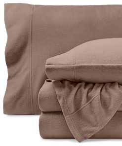 Juego de sábanas de franela súper suave Bare -Taupe