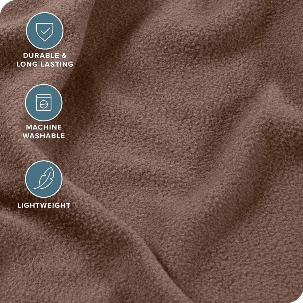 Juego de sábanas de franela súper suave Bare -Taupe - Imagen 5