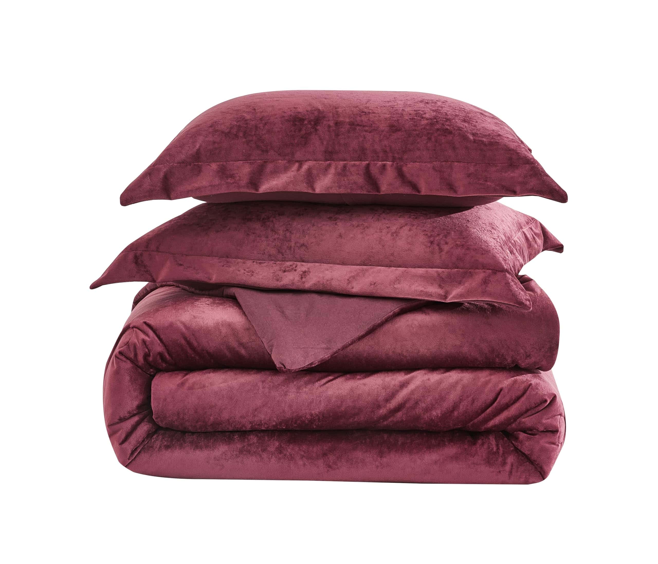 Juego de Edredón de Terciopelo Lux de 3 Piezas en Color - Imagen 10